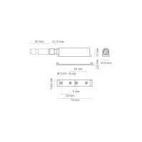 PUSH 2 OPEN MAGNETICO MARRONE