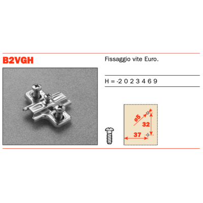 BASE ACC.STAMP C/EUROVITE H3 B2VGH39