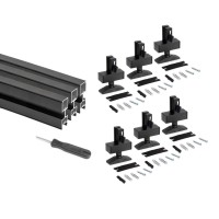 SET 3 PROF.ZERO NERO RAL9005 2900MM