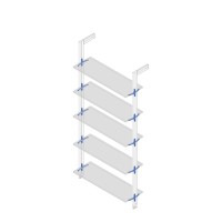 SET STAFFE ZERO M/LEGNO NERO