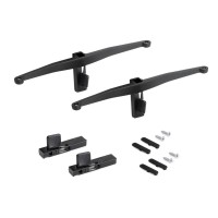 SET STAFFE ZERO M/LEGNO NERO