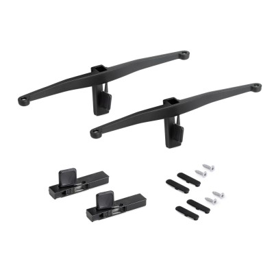 SET STAFFE ZERO M/LEGNO NERO