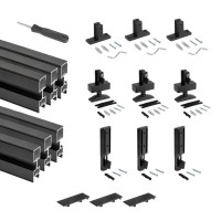 SET 3 PROF.ZERO NERO RAL9005 2115/210MM