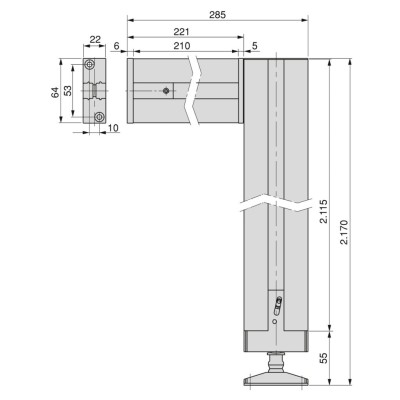 SET 3 PROF.ZERO NERO RAL9005 2115/210MM