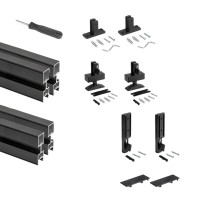SET 2 PROF.ZERO NERO RAL9005 2115/210MM