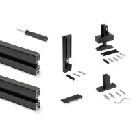 SET 2 PROF.ZERO NERO RAL9005 2115/210MM