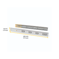 GUIDA A SF.E.T.30KG SOFT CLOSE 450MM