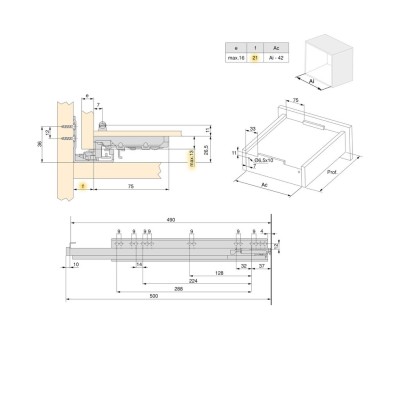 GUIDA E.T. SILVER SOFT 3D 490MM