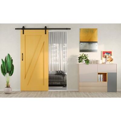 BARN PORTA SCOR. RUSTICO NERO 2MT