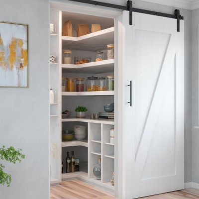 BARN PORTA SCOR. RUSTICO NERO 2MT
