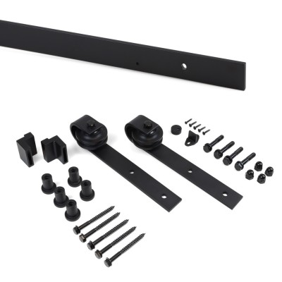 BARN PORTA SCOR. RUSTICO NERO 2MT