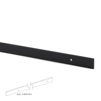 BARN PORTA SCOR. RUSTICO NERO 2MT