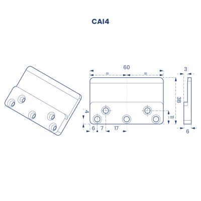 COPPIA ATT. INNESTO CAI 4MM