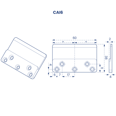 COPPIA ATT. INNESTO CAI 6MM