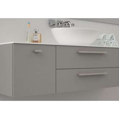 MANIGLIA 3990 NIKEL SATINATO INT. DA 64 A 160
