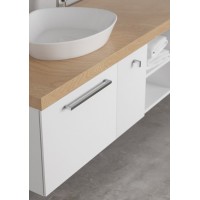 MANIGLIA QUADRO NIKEL SATINATO INT.384