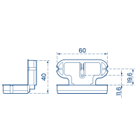 FITBLOCK 90° GIUNTO PANNELLI FBB90