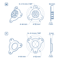 FITLOCK ZINCATO MAS/FEM FLZ