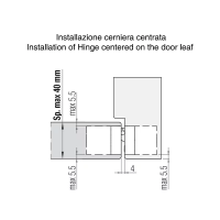 CERNIERA KUBICA K6700 CS DXSX H111,5X29MM
