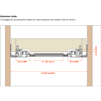 KIT SINCRO GUIDE PUSH FUTURA L.1300MM