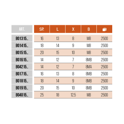 BARILOTTO Ø14 BRZ S/BORD. Ø14 SP18 INT.9