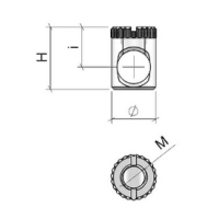 BARILOTTO Ø10 S/BORDO ZINCATO Ø10X12.5 I7 SP14