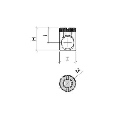 BARILOTTO Ø10 S/BORDO ZN NERO Ø10X14 I.9 SP18