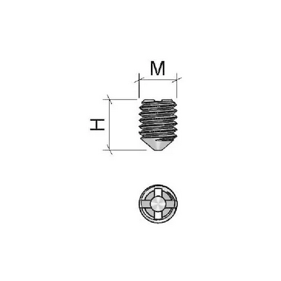 GRANO EI M6X8 BARILOTTO Ø10