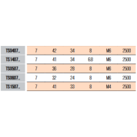 TIRANTE M6 P/ECC. Ø7X42 INT.34
