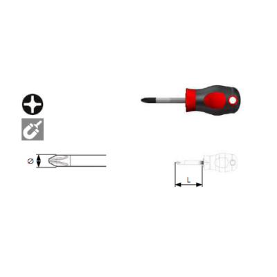 CACCIAVITE NANO CROCE PH2 38MM