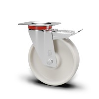 RUOTA NYLON Ø 80 PIROETTANTE C /FRENO