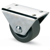 ROTELLA FISSA IN GOMMA Ø40 H44 25KG