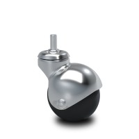 RUOTA 165B C/CUFFIA SFERA CR D40 M8X15