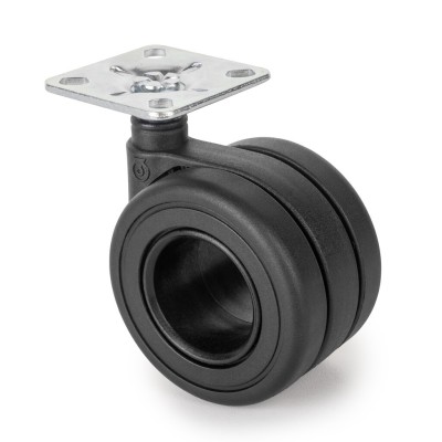 KIT 4 RUOTE HOLE S/FRENO D65 H 84