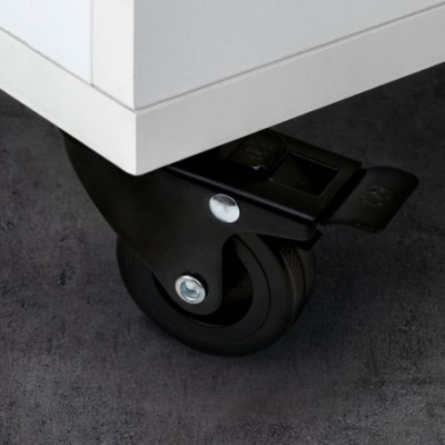 RUOTE (4PZ) SLIP Ø50 NERE
