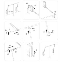 LIFT A PARETE CROMO 15KG 60/83CM