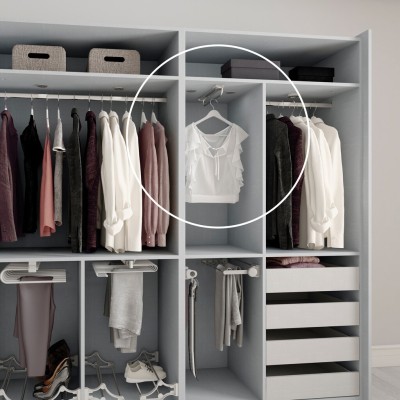 APPENDIABITI ESTRAIBILE GRIGIO 435L. EST.400 MM