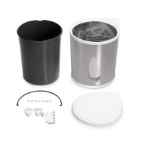 PATTUMIERA 13 LT INOX E PLST