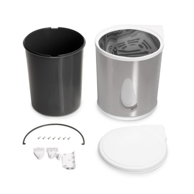 PATTUMIERA 13 LT INOX E PLST