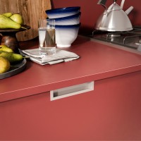 MANIGLIA MODENA ALLUMINIO INT 128X137