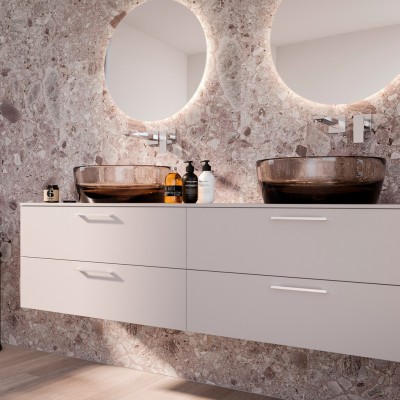 MANIGLIA MONTREAL  CROMO INT.128
