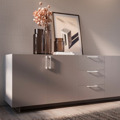 MANIGLIA MONTREAL  CROMO INT.128