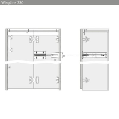 WING LINE 230 KIT DESTRO