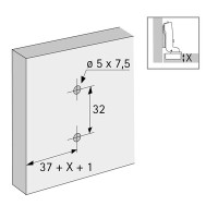BASE SENSYS C/BUSS.5X7,5 H0