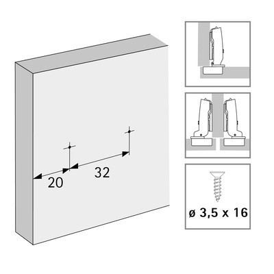 BASE SENSYS LINEARE H3 C/EURO
