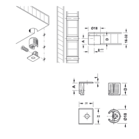 GIUNTO INTERPARETE TAB Ø18-SP19