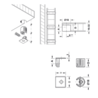 GIUNTO INTERPARETE BLOCK Ø18-SP28/30