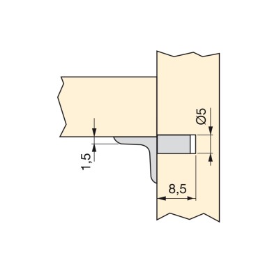 REGGIP.C/PERNO Ø5 ANGOLO NICH.