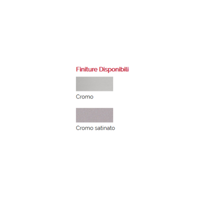 MANIGLIA INCASSO CROMO 77X77