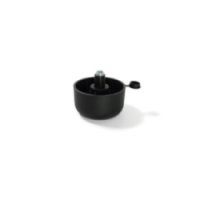 PIEDE REGOL.PLST NERO Ø50 H45